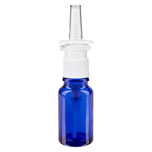 Apothekenfl- blau 10ml Nasenzerstuber weiss St